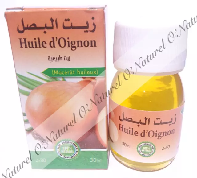 Huile d'Oignon 100% Naturelle 30ml Onion Oil Aceite de Cebolla