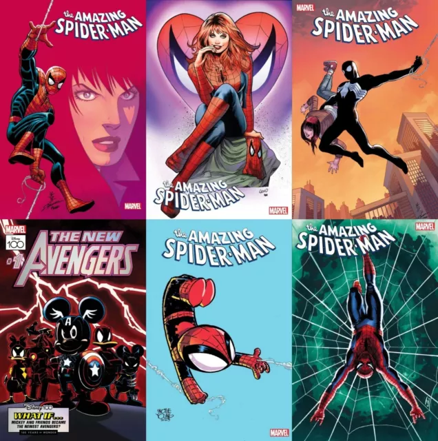 Amazing Spider-Man 25 Nm Cover Set Of 6 Marvel Comics