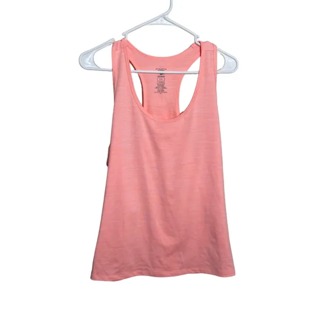 Athletic Works Tank Top Women's Large Sleeveless Racerback Pink Coral