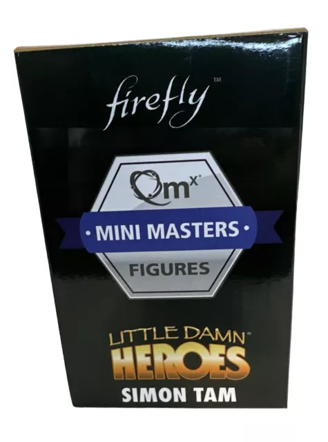 Qmx Mini Master Figures- Little Damn Heroes - Simon Tam Firefly Loot Crate NEW