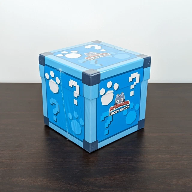 BIG GAMES ROBLOX Pet Simulator X Lucky Block Huge Plush with DLC Code ...