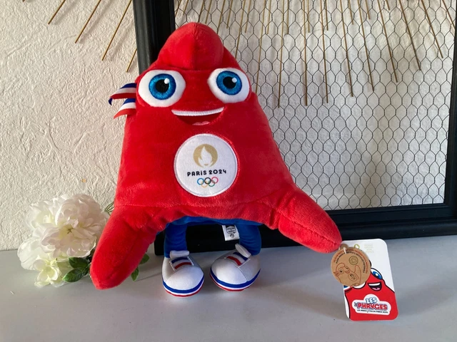 Peluche Mascotte Magic JO Albertville 1992 – 50cm – Produit Officiel Rare