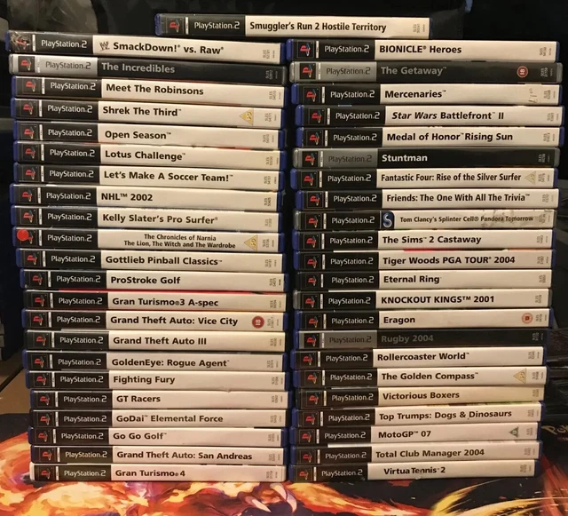 PS2 Games Bundle X45 - All Complete with Manuals - Tested + Working