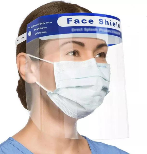 Faceshield Face Shield Gesichtsschutz Gesichtsvisier Spuckschutz Niesschutz