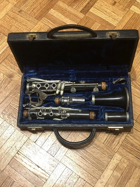 VINTAGE ANDRE CHABOT Clarinet France w Original Case 75.00 PicClick