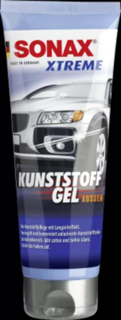 SONAX XTREME KunststoffGel Außen NanoPro Kunststoffpflege farblos 250 ml