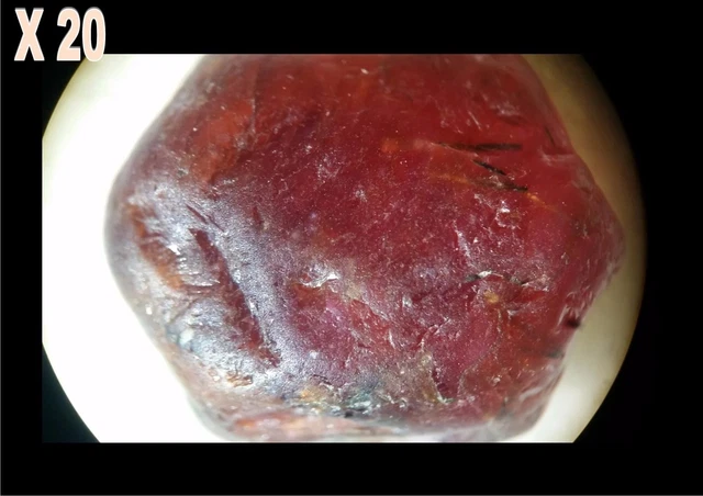 Rubis Brut Rouge Pourpre De Madagascar - 3,62 Carats, Non Chauffé, Pièce Rare (neuf)