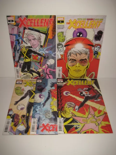 The X-Cellent #1-5 Complete Full Series X-statix Mike Allred 2022 MARVEL