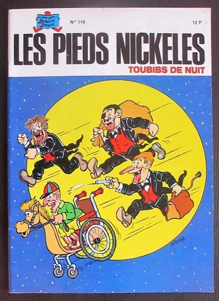 BD Les Pieds Nickelés - Tome 8 Attractions Sensationnelles - Édition Avant-guerre En Très Bon état