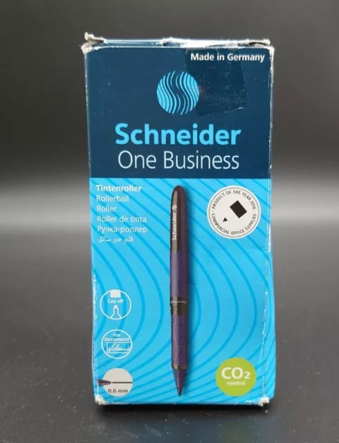 9 x Tintenroller Schneider One Business, dokumentenecht, 0,6 mm ROT ✅