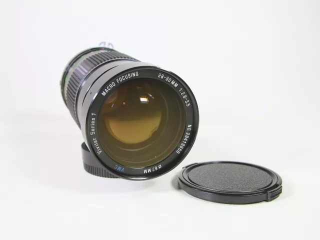 Vivitar Series 1 28-90mm Macro Focusing ZOOM Lens f/2.8-3.5 Lens, Nikon F Mount