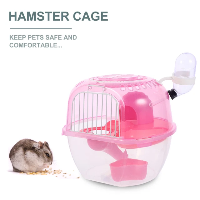 Gabbia per criceto gabbia da viaggio criceto gabbia gerbil auto piccoli animali viaggio bambino