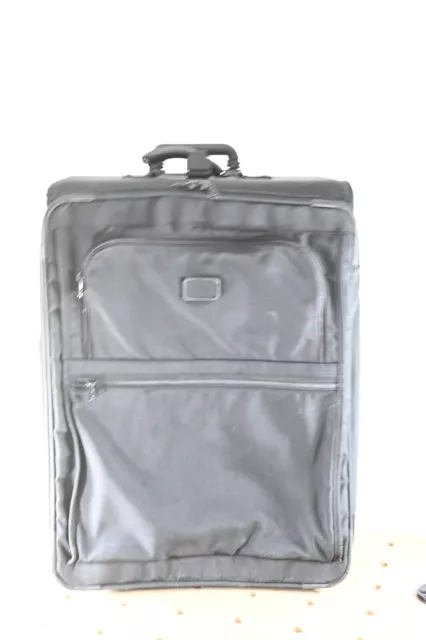TUMI Alpha 26" x 20" x 10" Black Ballistic Nylon Wheeled Suitcase - LV-8