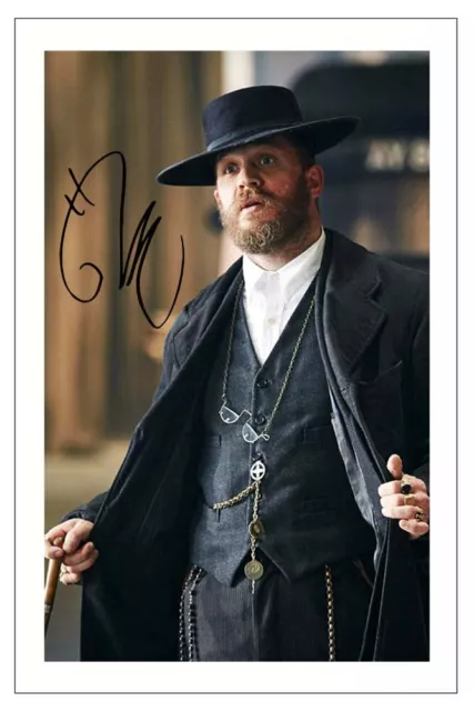 TOM HARDY Signed Autograph PHOTO Signature Fan Gift Print PEAKY BLINDERS