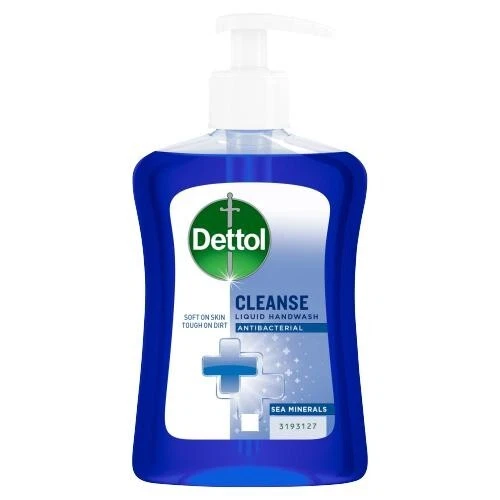 Bomba de jabón de mano Dettol - minerales marinos 250 ml