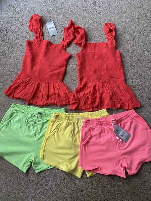 Tu girls summer clothes bundle Top Shorts 10/11yrs-new With Tag