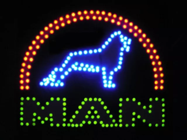 MAN  LED LKW Truckerschild Leuchtschilder Rückwandschilder+DRAHTLOSE DIMMER