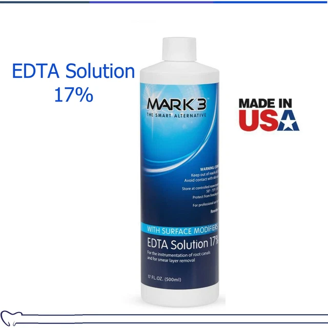 DENTAL ENDO EDTA Solution 17 with Surface Modifiers For Root Canal