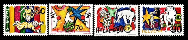 Schweiz Satz MiNr. 1478-1481 von 1992 Zirkus Postfrisch N 0754