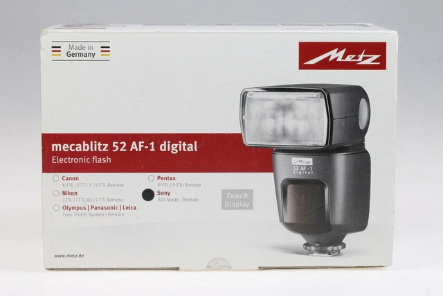 METZ Mecablitz 52 AF-1 digital Blitz für Sony - SNr: 23022660
