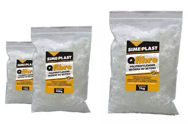 Fibra PP originale 150 g per massetto, cemento, gesso, malta fibre di cemento