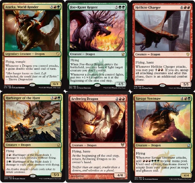 Atarka World Render 1x FOIL FRF MTG Fate Reforged Rare MINT red green Atarka World Render 1x FOIL FRF MTG Fate Reforged Rare MINT red green