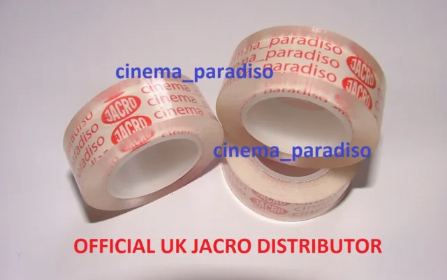 JACK ROE JACRO UNPERFORATED FILM SPLICING TAPE FOR CATOZZO 16mm FILM SPLICERS