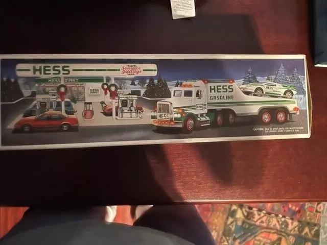 1991 Hess Toy Truck And Racer Lamborghini New In Original Box