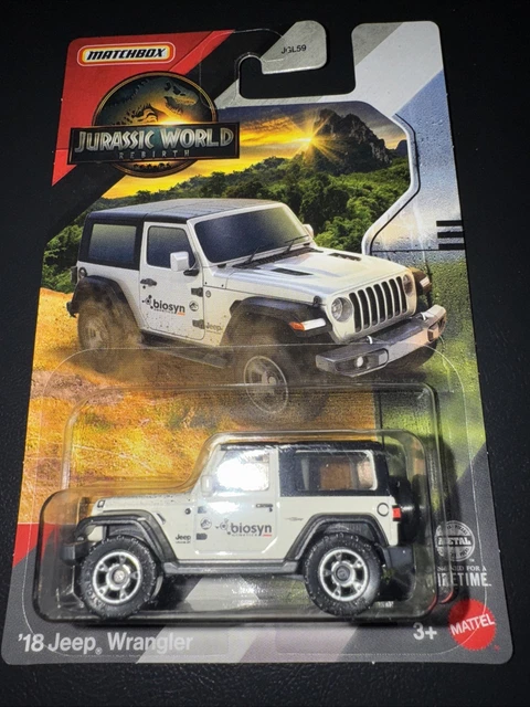 MATCHBOX JURASSIC WORLD REBIRTH - Lot De 2 - Hélicoptère et Off-Road
