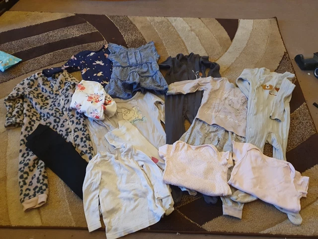 Girls 12/18 Months Bundle Pyjamas Vests Etc