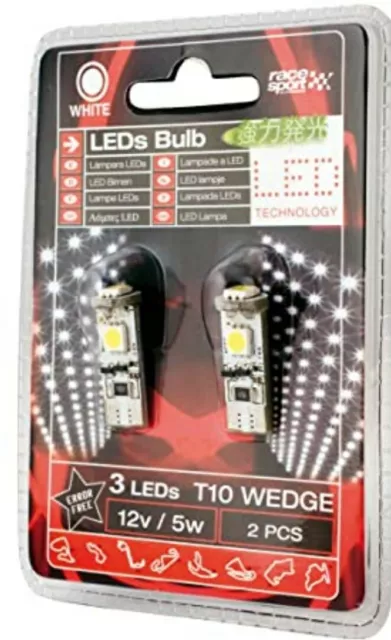 Kit Lampade Led T10 Sumex Race Sport Lit3528 Luci Posizione 3