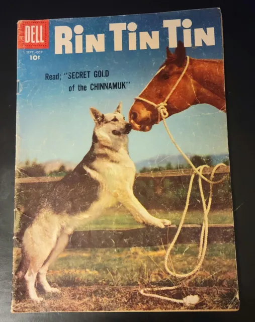 Rin Tin Tin Comic Book, Dell Comics, Sept-Oct 1959.