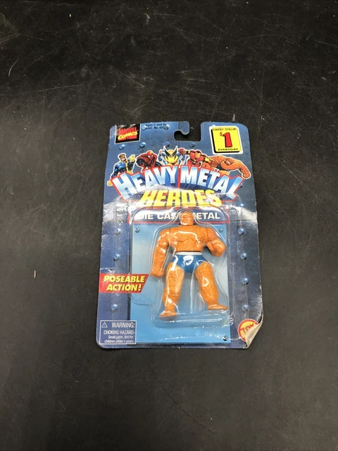 1998 TOY BIZ  Marvel Heavy Metal Die Cast Heroes The Thing. Sealed!! Free Ship!!
