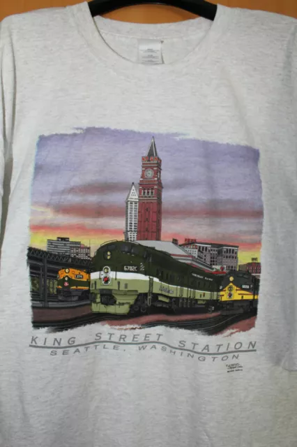 T-Shirt King Street Station Seattle Washington GN  NP Neu.