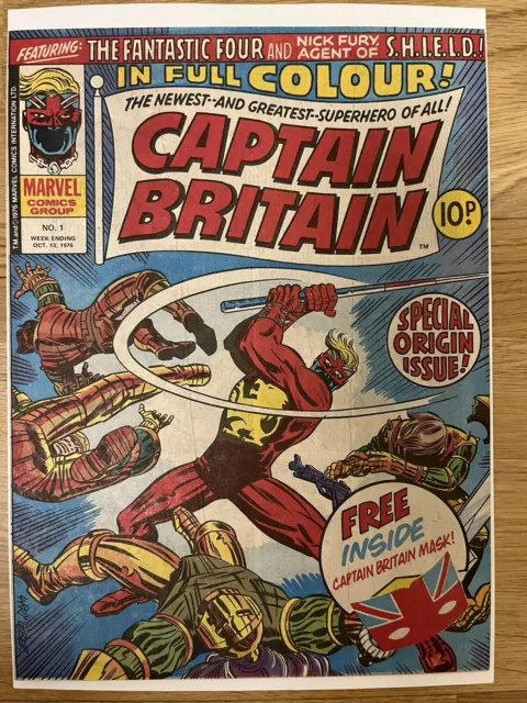 Captain Britain 1 - Marvel Bronze Age Key Origin and 1st Captain Britain, VF/VF-