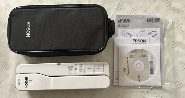 Epson projector elpdc07 - boxed with case - document camera