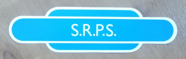 Railway Station Totem Sign (Sticker) - S.R.P.S.
