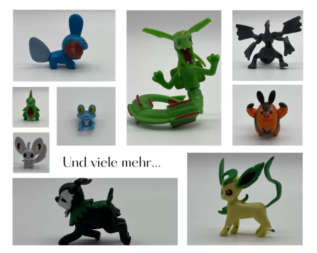 Pokemon Mini Figuren - 1. bis 6. Generation - 2 bis 7 cm - über 100 verschiedene