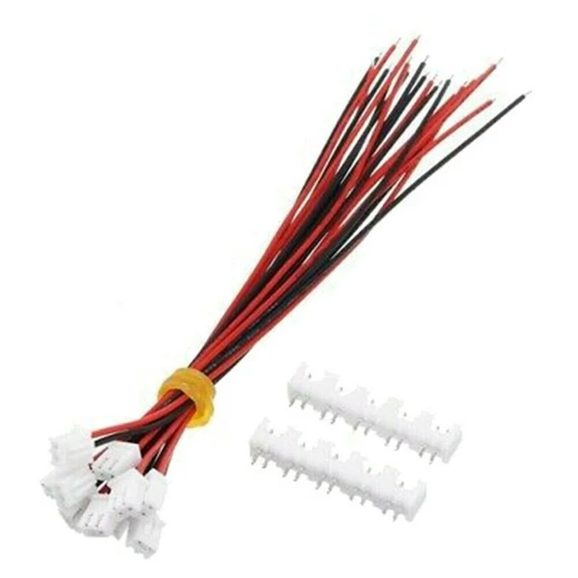 Connecteur Mini Jst 2.0 Ph À 2 Broches Avec Fils Et Câbles De 100mm, 20 Lots - Connecteurs Connecteur Mini Jst 2.0 Ph À 2 Broches Avec Fils Et Câbles De 100mm, 20 Lots - Connecteurs