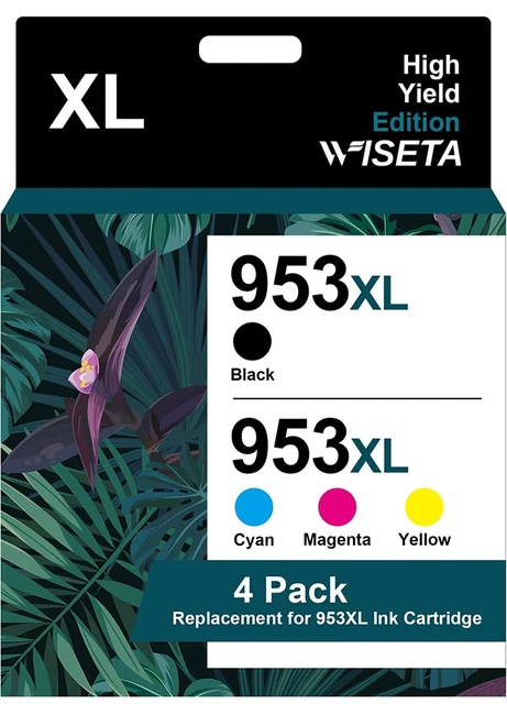 Confezione da 4 cartucce 953XL Multipack per cartucce HP 953 XL OfficeJet Pro...
