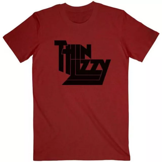 Thin Lizzy Logo Red T-Shirt NEW OFFICIAL