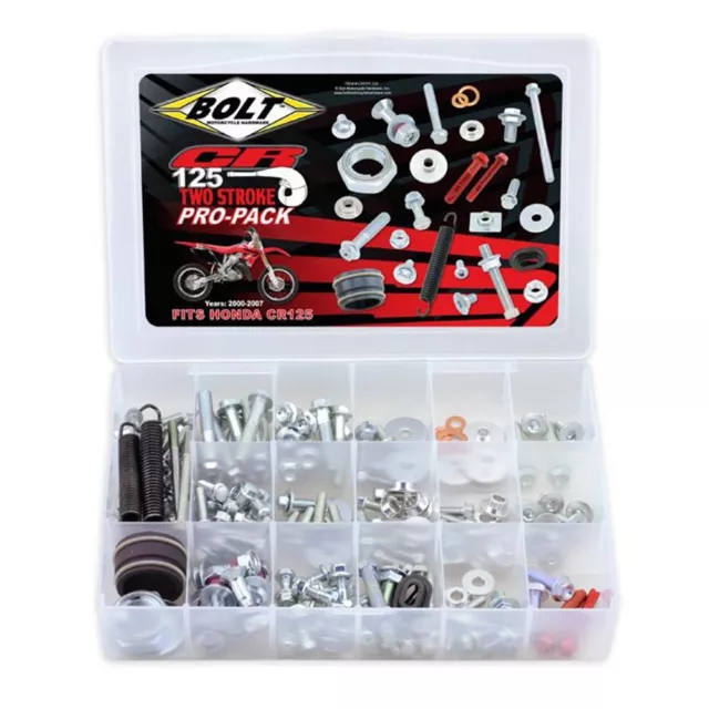 Bolt Honda Cr125 2000 - 2007  Pro Pack Pack Bolts & Fasteners Kit  Cr Pro Pack 1