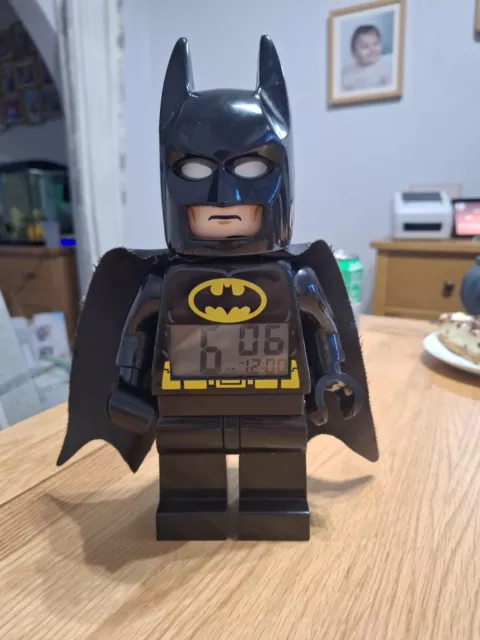 LEGO BATMAN 10’ Alarm clock DC comics super heroes digital display sction figure