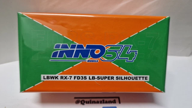 INNO64 LBWK MAZDA RX7 (FD3S) LB Super Silhouette, green/orange (CP21 ...