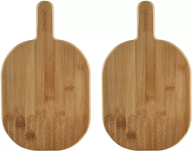 2 utensilios de cocina para el hogar pequeños para tabla de cortar madera grabada monocromática Typhoon