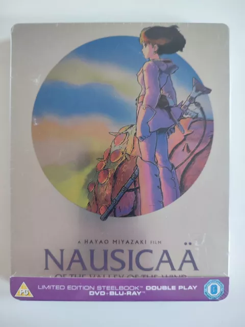 Nausicaa Of The Valley Of The Wind Steelbook Blu ray DVD New Sealed Ghibli *dent