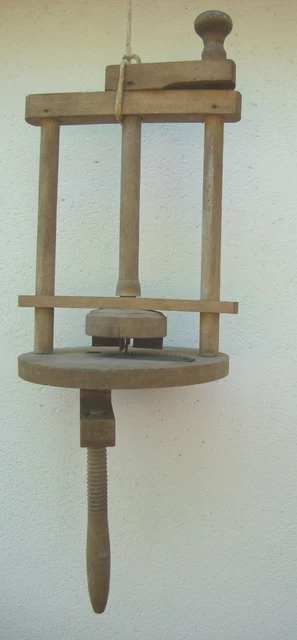 Râpe à Bois Ancienne - Outil à Main Plate 30 Cm, Acier Et Plastique, Douce