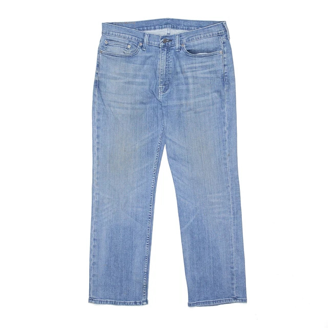 Jeans dritti Levi's 514 da uomo blu denim slim W36 L30