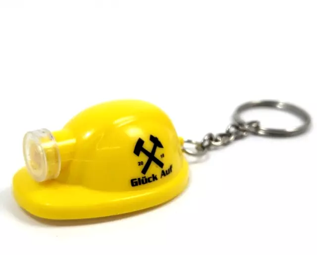 Grubenlampe Bergbau Deutsche Ruhrkohle Steinkohle Berufsgruppe Helm Anhänger LED