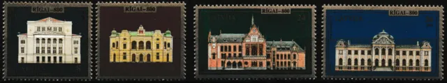 Lettland - 800 Jahre Stadt Riga Satz postfrisch 1995 Mi. 410-413